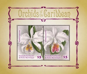 Grenadines 2014 - Orchids of the Caribbean - Souvenir Stamp Sheet Scott 2909 MNH