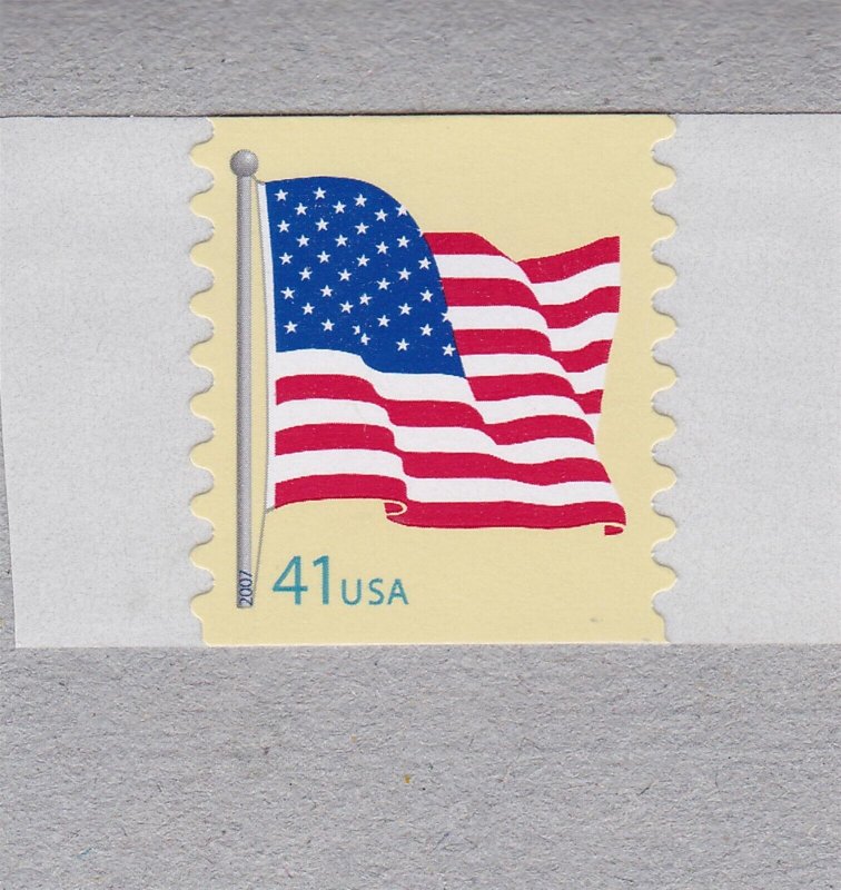 Single 41c Flag Den SA Avery US 4188a Prephospourous Paper MNH F-VF