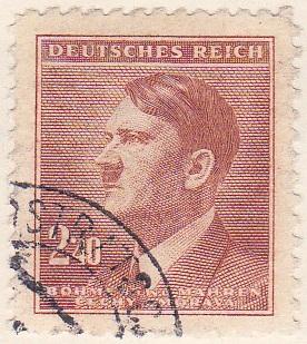 Bohemia & Moravia Sc #73 Stamp 1942 German Protectorate 2.40k Used.