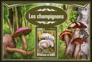 GUINEA 2017 MUSHROOMS  SOUVENIR SHEET MINT NH