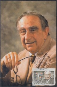 HUNGARY SC # 4100.4 FD CARD OF EDWARD TELLER-HUNGARIAN AMERICAN JEWISH PHYSICIST