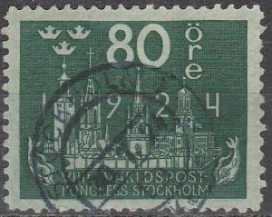 Sweden #208 F-VF Used CV $37.50 (A16555)