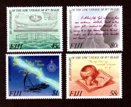 Fiji 603-606 Mint NH MNH Epic Voyage of Captain Bligh!