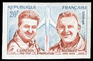 France, 1950-Present #925 (YT 1213) Cat€54, 1959 Goujon and Rozanoff, imper...