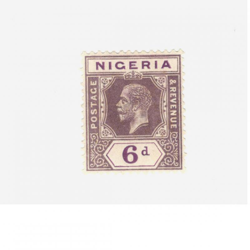 1914 Nigeria SC #28a  KGV MH stamp