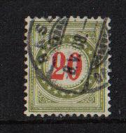 Switzerland  used  1910  postage due 20c   #