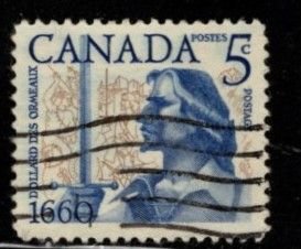 Canada - #390 Battle of Long Sault  - Used