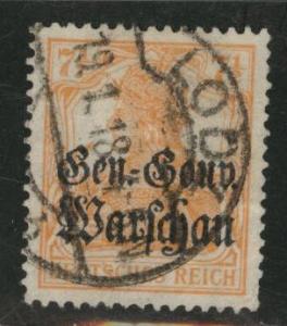 Poland German Occupation Scott N9 used