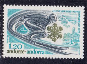 Andorra-French 244 MNH 1976 Winter Olympics