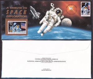 1994 Moon Landing $9.95 Sc 2842 2841 25th Anniv USPS NASA issue