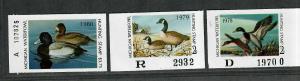 Michigan Sc#3, 4+5 M/NH/VF, State Duck Stamps, Cv. $97.50