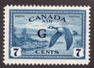 1950 Canada #CO2 MNH - 7¢ Goose - G government overprint - Air Mail - cv$27