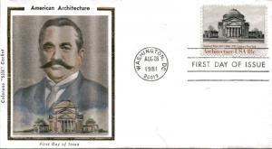 US FDC Scott #1928-31 American Architecture. 5 Colorano Cachets. Free Shipping