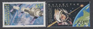 Kazakhstan 318-319 Space MNH VF