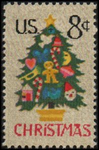 United States 1508 - Mint-NH - 8c Christmas / Tree (1973)