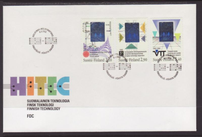 Finland 886-888 Technology U/A FDC