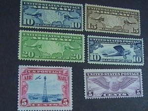 U.S.# C7-C12-MINT/NEVER HINGED------AIR-MAIL-------1926-30