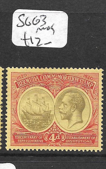 BERMUDA (PP1801B)  KGV 4D  SG 63  MOG