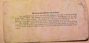 US USS MISSOURI 1907 STRIPTICON