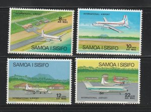 Samoa C7-C10 Set MNH Planes (C)