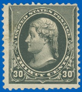 USA Scott #228 30¢ High Value, Mint-Fine-Hinged, Full OG Fresh! SCV $280.00!