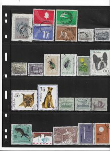 POLAND COLLECTION ON STOCK SHEET MINT/USED