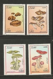 Algeria MNH sc# 716-9 Mushrooms
