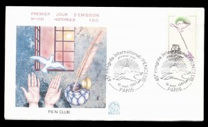 France 1981 Pen Club FDC