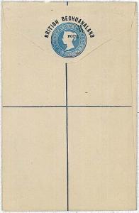 BRITISH BECHUANALAND : REGISTERED LETTER - POSTAL STATIONERY