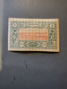 Stamps Somali Coast Scott #9 hinged