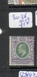 SOMALILAND  (PP0310B)  KE  6A    SG  38     MOG 