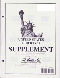 2020 Liberty I (1) Supplement Stamp Issues Harris Publishing New Sealed