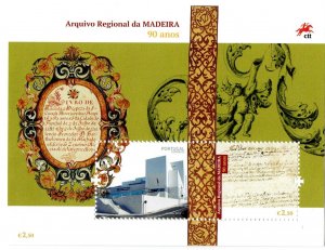 MADEIRA 2021 Regional Arquives MNH Souvenir Sheet Sc#395 Mf#BL657 YT#F416