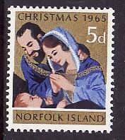 Norfolk Is.-Sc#70- id8-unused NH set-Christmas-1965-