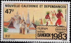 New Caledonia (NCE) Scott C189 MH* BANGKOK 83 International stamp show