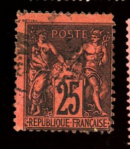 FRANCE #93 USED AV-FINE Cat $26