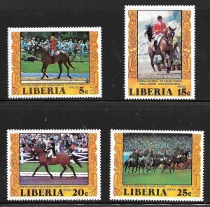 Liberia (1977) - Scott # 784 - 787,   MNH