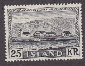 Iceland  # 305, Bessastadir, Mint LH, 1/3 Cat.