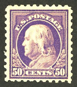 U.S. #440 MINT OG HR