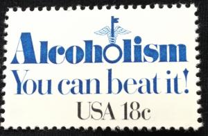 US #1927 MNH Single Alcoholism $.45 L3