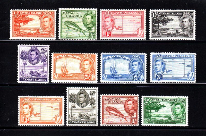 Cayman Islands, set of 1938.  (2286)