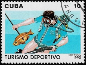 1990 Cuba Scott Catalog Number 3234 Used