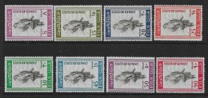 KUWAIT SG286/93 1965 FALCON SET MNH