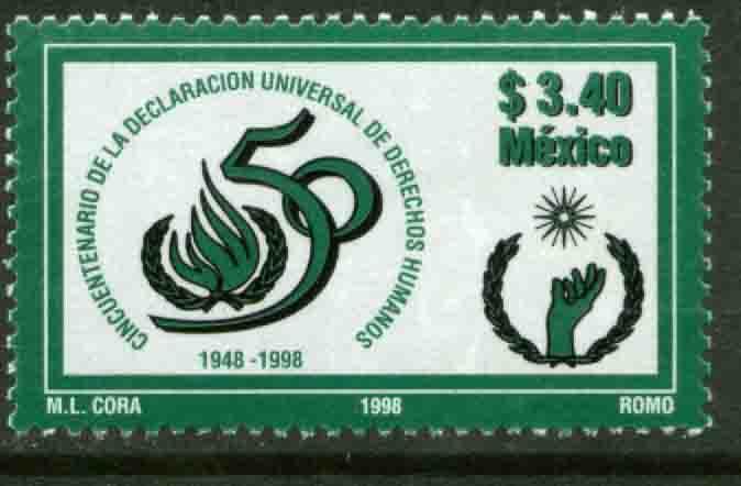 MEXICO 2077, Declaration of Human Rights 50th Anniv.. MINT, NH. VF. (69)