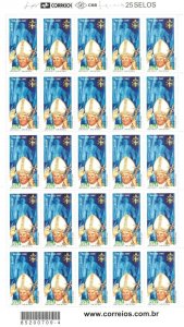 Brazil 2005 - SC# 2956 - Pope John Paul II Memorial - Sheet of 25 Stamps - MNH