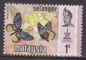 Malaysia -Selangor- 1971Butterfly 15c - Mint NH