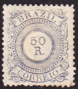 Brazil #93 MHH early 50r numeral