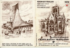 FRANCE 1979 RED CROSS BOOKLET MINT 