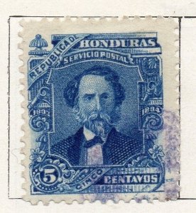 Honduras 1893 Early Issue Fine Used 5c. 098836