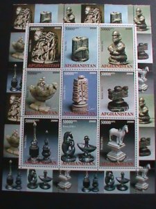 AFGHANISTAN-2000  ANTIQUE TREASURE-ARTS AND CRAFTS -MNH S/S SHEET VERY FINE